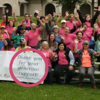 A selection from the 26th Annual Clean Your Streams group photo featuring the sponsorship acknowledgement banner.