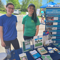 PCS staff Kayla Kirkpatrick and Liv Simkins Bullock at Naturally Oregon Fest.