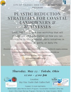 2019 Toledo Plastics Reduction Workshop save the date