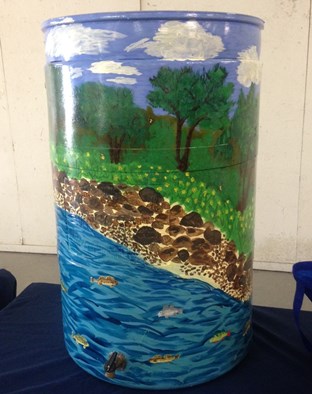 Rain Barrel Art